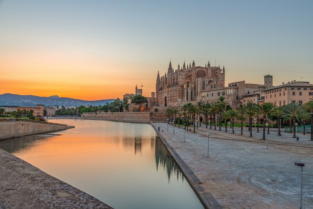 Catedral de Palma al atardecer